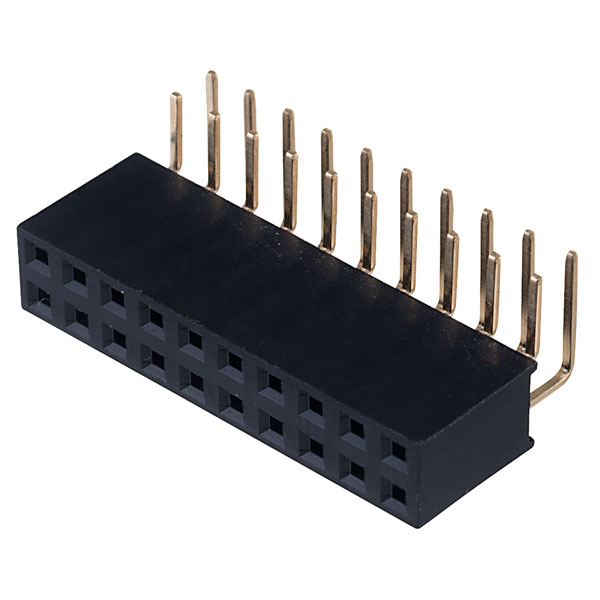 Oupiin 2044-2*10G00RA 10+10 R/a Double Row Socket | Rapid Online