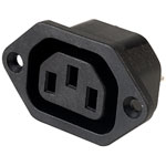 Inalways 0708-1-CQ IEC Female Chassis Socket