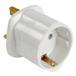 Mercury 429.829UK Schuko To UK Visitor Adaptor