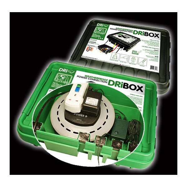 Dri-Box FL-1859-330G IP55 Weatherproof Box, Green, Large 