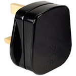 Click PA330 13A Black Nylon Mains Plug