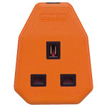 MK FC133ORG Orange Duraplug 1 Gang Trailing Socket