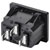 TruComponents 230402 IEC connector C14 Plug, vertical: Pins: 3 10 A