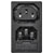 TruComponents 230403 IEC connector C13 Socket,Vertical Plug, Pins: 3 10 A
