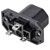 TruComponents 230407 IEC connector C13 Socket,Vertical Pins: 3 10 A