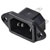 TruComponents 230408 IEC connector C14 Sleeve plug Pins: 3 10 A