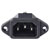 TruComponents 230412 IEC connector C8 Plug, vertical: Pins: 3 10 A