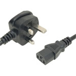 TruConnect 13A Plug (Fused 5A) to IEC 1.8m Cordset