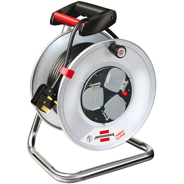 Brennenstuhl 1198063 Cable Reel Garant S 3 50m H05VV-F 3G1.5 with ...