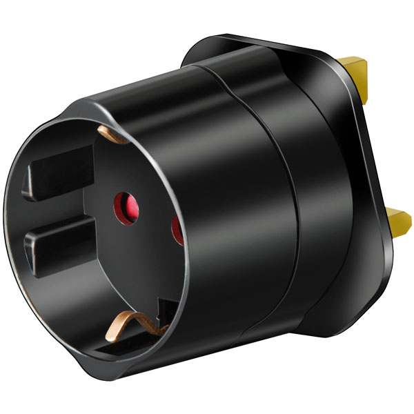 Brennenstuhl 1508533 Travel Adaptor Euro to GB | Rapid Electronics