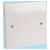 Mk K3827 White 1 Gang Blank Plate