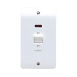 MK K5215CKWHI 45A DP Switch with Neon