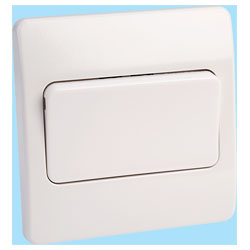 MK K4781 White 2W Wide Rocker Switch