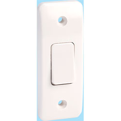 MK K4841 WHI 1g Architrave Switch