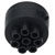Bulgin 12734/1 Mini Buccaneer 8 Pole Solder Contact Carrier Insert Plug