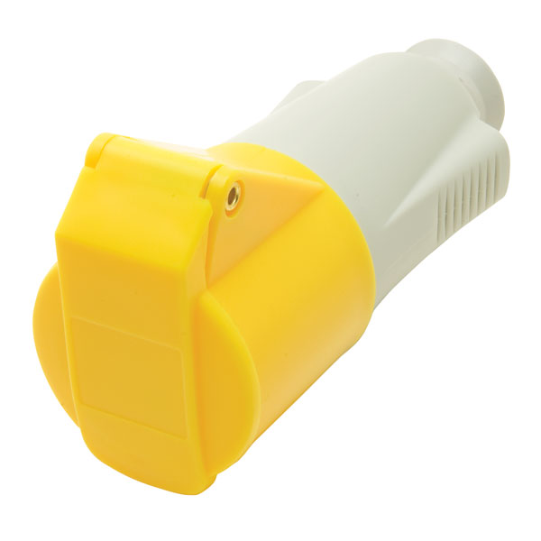 GW62001 Straight Socket 16A 110V 2 Pole and Earth IP44 | Rapid Electronics