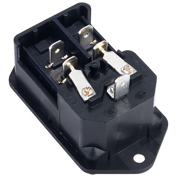 Schurter 4302.2101 Screw On Power Entry Module Red Rapid Online