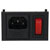 Bulgin BZH01/Z0000/02 Horizontal Neon Sp Fused Inlet