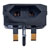 Power Connections CP1B Black Plug Converter Standard Screw 3A