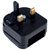 Power Connections ECP-BK-R-3A Plug Converter Black Returnable 3A