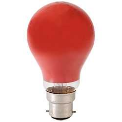 RVFM 25W Red Bulb Bayonet Cap