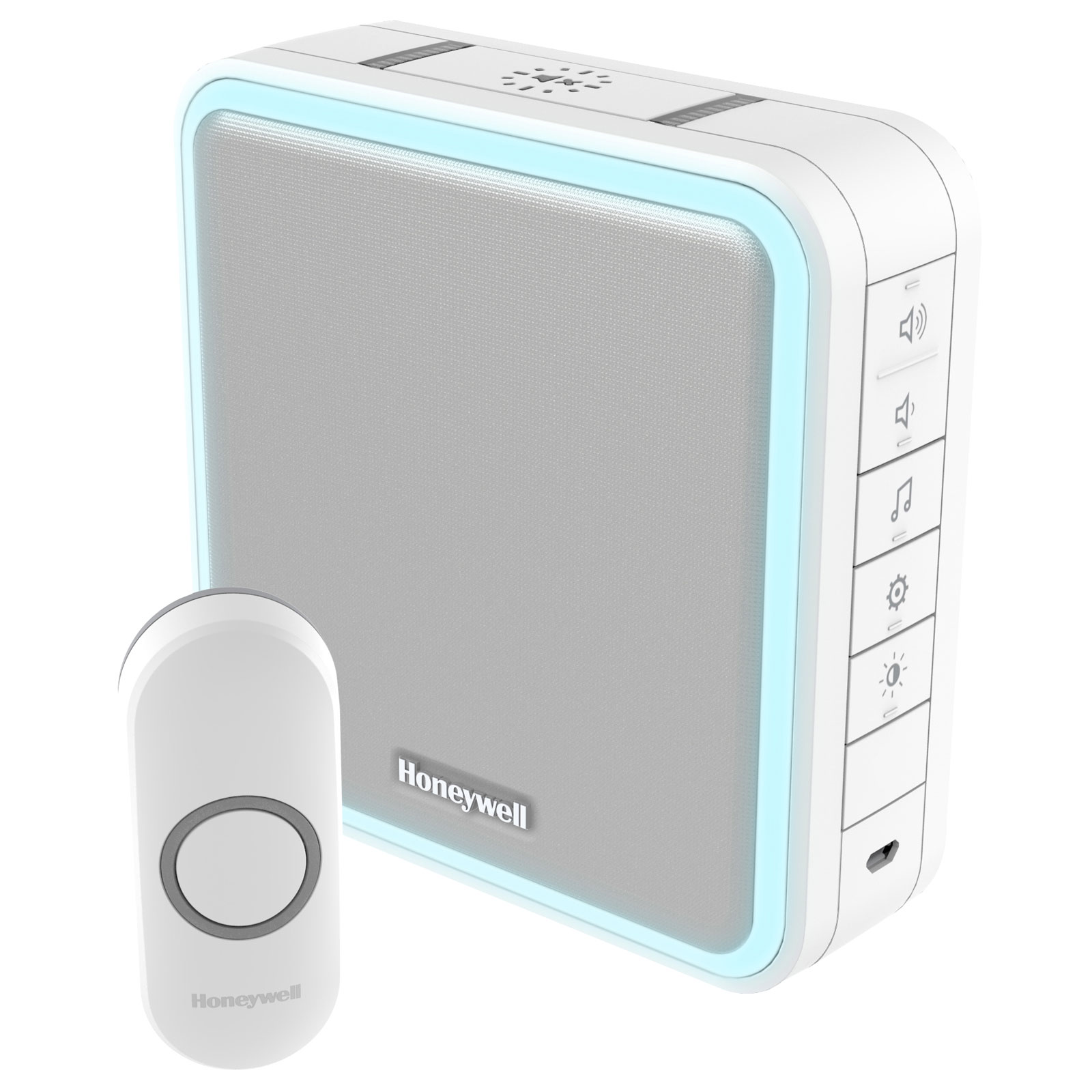 Honeywell DC915N WF Chime Kit 200m 8 Tunes 90dB LED White Doorbell