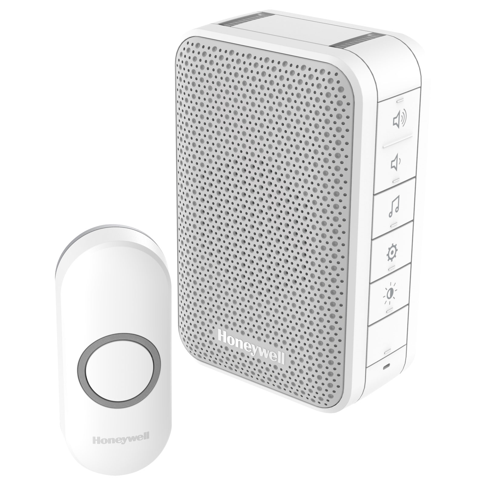 Honeywell DC313N WF Chime Kit 150m 6 Tunes 84dB LED White Doorbell