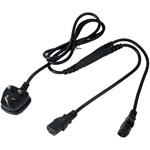 TruConnect 13A Plug to Dual IEC Cordset