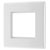 BG 8EMS2 White Nexus Moulded Double Square Front Plate