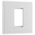 BG 8EMS1 White Nexus Moulded Single Square Front Plate