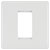 BG 8EMS1 White Nexus Moulded Single Square Front Plate