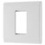 BG 8EMS1 White Nexus Moulded Single Square Front Plate