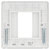 BG 8EMS1 White Nexus Moulded Single Square Front Plate
