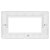 BG 8EMR4 White Nexus Moulded Quadruple Rectangular Front Plate