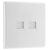 BG 8BTS/2 White Nexus Moulded Double Slave Telephone Socket Screw Type