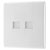 BG 8BTS/2 White Nexus Moulded Double Slave Telephone Socket Screw Type