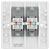 BG 8RJ45/2 White Nexus Moulded Double RJ45 Telephone Socket, IDC Type