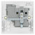 BG 825 White Nexus Moulded Single Switched 13A Power Socket - Power Indicator
