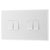 BG 844 White Nexus Moulded Quadruple Switch, 20A 16AX 2 Way