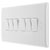 BG 846 White Nexus Moulded Six Gang Switch, 20A 16AX 2 Way