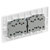 BG 846 White Nexus Moulded Six Gang Switch, 20A 16AX 2 Way