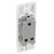 BG 847 White Nexus Moulded Architrave Single Switch, 10AX 2 Way