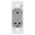 BG 847 White Nexus Moulded Architrave Single Switch, 10AX 2 Way