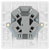 BG 856 White Nexus Moulded Unswitched 13A Fused Connection Unit -Power Indicator