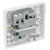 BG 851 White Nexus Moulded Switched 13A Fused Connection Unit - Flex Outlet