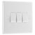 BG 843 White Nexus Moulded Triple Switch, 20A 16AX 2 Way
