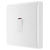 BG 832 White Nexus Moulded Single Switch, 20A With Flex Outlet