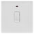 BG 831 White Nexus Moulded Single Switch, 20A With Power Indicator