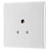 BG 829 White Nexus Moulded Single Round Pin Unswitched 5A Socket