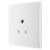 BG 829 White Nexus Moulded Single Round Pin Unswitched 5A Socket